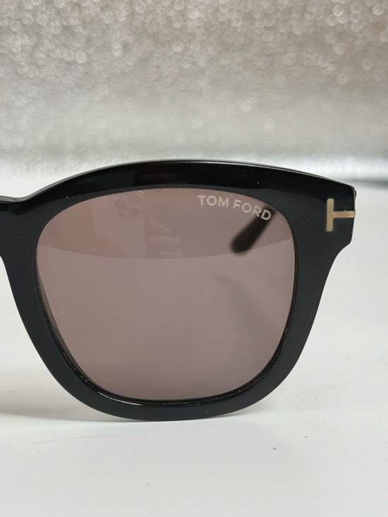 Tom Ford Eugenio Black Sunglasses F676 01E 50 22 145 rounded square Sunnies main image 7